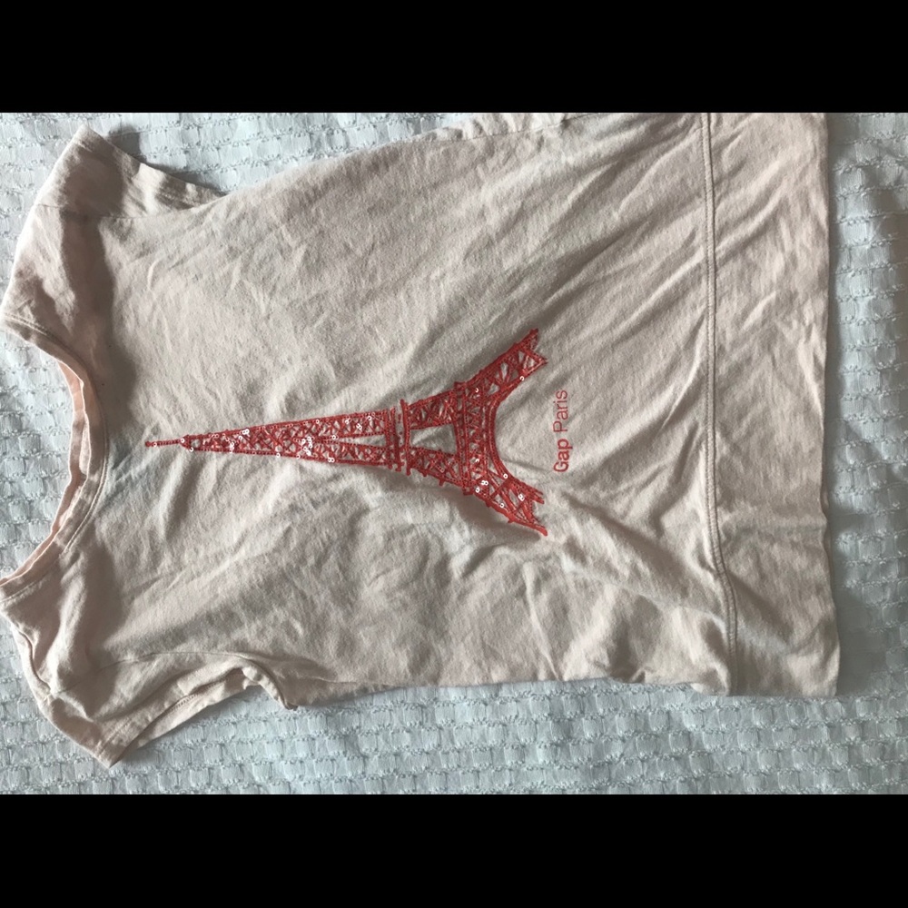 Girls Paris tee-shirt